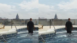 Бассейн в ГТА 5 с RTX и без RTX.webp