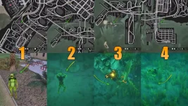 1-4 лофофоры на карте в GTA Online.webp