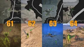 61-64 пейоты на карте в GTA Online.webp